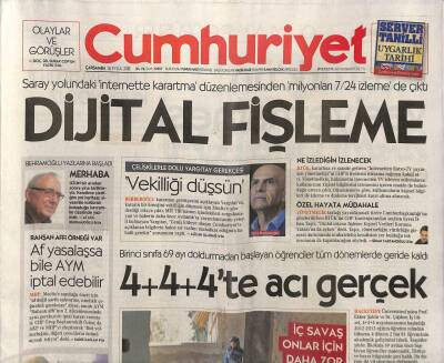Cumhuriyet Gazetesi 26 Eylül 2018 - Özelleştirilen Şeker Fabrikalarında Bor Başta Olmak Üzere Beşinde Usulsüz Devir Yapılmış GZ94500 - 1