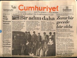 Cumhuriyet Gazetesi 26 Ocak 1989 - Yeşilyurt Olayı GZ62271 - 2