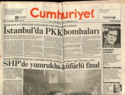 Cumhuriyet Gazetesi 26 Ocak 1992 - İstanbulda PKK Bombaları GZ62300 - 1