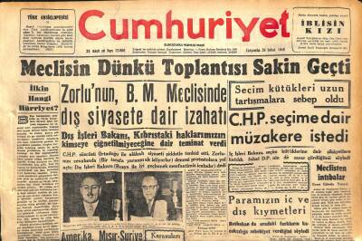 Cumhuriyet Gazetesi 26 Şubat 1958 - Adana Belediye Reisi Tahsisatına Zam Yapıldı - Spor Sarayı Beden Terbiyesine Verildi GZ120409 - 1
