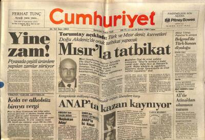 Cumhuriyet Gazetesi 26 Şubat 1988 - Doğum Günü Hediyesi GZ56850 - 1