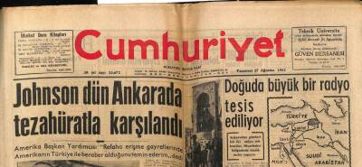 Cumhuriyet Gazetesi 27 Ağustos 1962 - Söke Çimento Fabrikası Daha Açılmadan 30 Bin Ton Sipariş Aldı GZ80037 - 1