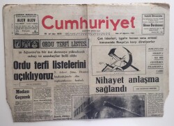 Cumhuriyet Gazetesi 27 Ağustos 1968 - Romanya Artık Rusya ya Hücum Etmeyecek GZ6365 - 2