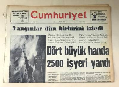 Cumhuriyet Gazetesi 27 Aralık 1975 GZ783 - 1