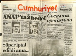 Cumhuriyet Gazetesi 27 Ekim 1988 - Ankaradaki Suikastı İslami Cihad Hicaz Örgütü Üstlendi GZ60765 - 1