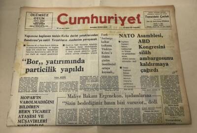 Cumhuriyet Gazetesi 27 Eylül 1975 GZ1641 - 1