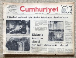 Cumhuriyet Gazetesi 27 Eylül 1977 GZ116 - 1