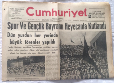 Cumhuriyet Gazetesi 27 Haziran 1960 - Yurt Dışına Çıkma İzni İçin Aranan Şartlar - GZ19335 - 1