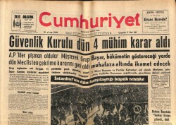 Cumhuriyet Gazetesi 27 Mart 1963 - 20 Bin Üniversiteli İle 4 Bin APli Arasında Kanlı Bir Çarpışma Oldu GZ70058 - 2