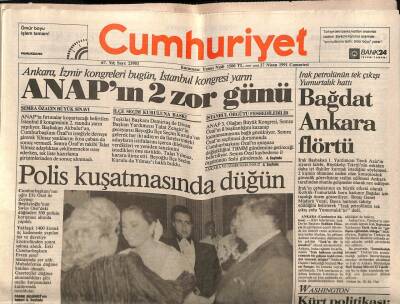 Cumhuriyet Gazetesi 27 Nisan 1991 - Irak Petrolünün Tek Çıkışı Yumurtalık Hattı GZ85085 - 1