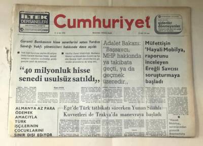 Cumhuriyet Gazetesi 27 Şubat 1976 GZ468 - 2