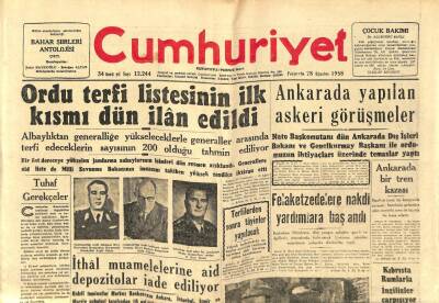 Cumhuriyet Gazetesi 28 Ağustos 1958 - Manavgat ta Orman Yangınları Büyüyor GZ78015 - 1