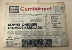 Cumhuriyet Gazetesi 28 Ağustos 1974 GZ1492 - 2