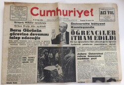 Cumhuriyet Gazetesi 28 Aralık 1964-Hülya Koçyiğit Yılın Sanatkar Kadını Seçildi GZ6124 - 1