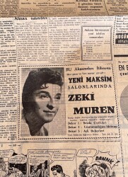 Cumhuriyet Gazetesi 28 Ekim 1960 - Menderes Hadiselerin Mesuliyetini Askerlerin Üzerine Yıkmaya Başladı - Yeni Maksim Salonlarında Zeki Müren GZ152563 - 2