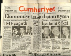 Cumhuriyet Gazetesi 28 Ekim 1988 - Dev - Solda 7 yıl Sonra Savunma GZ60766 - 1