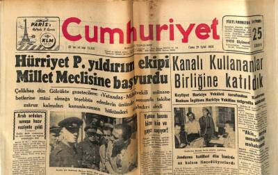 Cumhuriyet Gazetesi 28 Eylül 1956 - Yeni Kibrit Fabrikası Dün İşletmeye Açıldı GZ81312 - 1