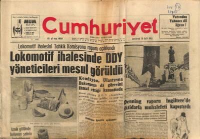 Cumhuriyet Gazetesi 28 Eylül 1963 - Topkapı Sarayında Yapılan Kazada 2 Ceset Daha Bulundu GZ85382 - 1