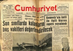Cumhuriyet Gazetesi 28 Eylül 1964 - Bir Türk Pilotunun Büyük Başarısı GZ62414 - 2
