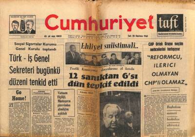 Cumhuriyet Gazetesi 28 Haziran 1966 - Vietnam Elçiliği, Müsteşarın Görevden Alındığını Açıkladı GZ88122 - 1
