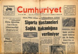 Cumhuriyet Gazetesi 28 Haziran 1967 - Sigorta Hastaneleri Sağlık Bakanlığına Verilmiyor GZ103434 - 1