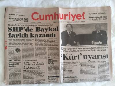 Cumhuriyet Gazetesi 28 Haziran 1988 - SHPde Baykal Farklı Kazandı GZ73211 - 1