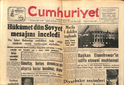 Cumhuriyet Gazetesi 28 Kasım 1957 - Bursada İmza Atamıyan Yağ Alamıyor GZ85298 - 1