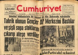 Cumhuriyet Gazetesi 28 Mart 1963 - Celal Bayar Dün Gece Hastaneye Nakledildi GZ69886 - 2