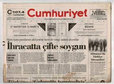 Cumhuriyet Gazetesi - 28 Mayıs 1999 - Laikliği Yargı Koruyor Türbana Geçit Yok - GZ48115 - 1