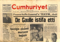 Cumhuriyet Gazetesi 28 Nisan 1969 - Beşiktaş 3.lüğü Kaptırmadı GZ103421 - 1