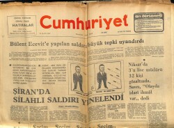 Cumhuriyet Gazetesi 28 Nisan 1977 - Şiranda Silahlı Saldırı GZ103045 - 1