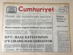 Cumhuriyet Gazetesi 28 Ocak 1975 GZ267 - 2