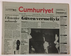 Cumhuriyet Gazetesi 28 Ocak 1990 - Yeni Avrupa NATOsuz Kurulamaz GZ13130 - 2