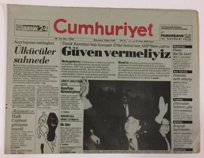Cumhuriyet Gazetesi 28 Ocak 1990 - Yeni Avrupa NATOsuz Kurulamaz GZ13130 - 2
