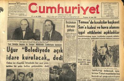 Cumhuriyet Gazetesi 28 Şubat 1963 - Ankara Uçak Kazası Kurbanlarının Sayısı 100e Yükseldi GZ120595 - 1