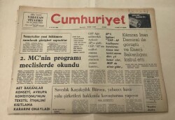 Cumhuriyet Gazetesi 28 Temmuz 1977 GZ1343 - 1