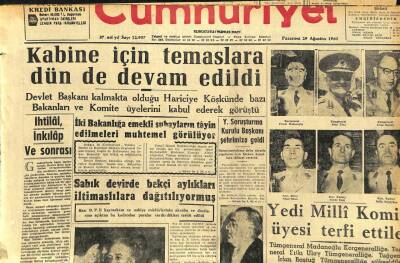 Cumhuriyet Gazetesi 29 Ağustos 1960 - İranda Durum Vahim Görünüyor GZ110048 - 1