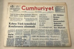 Cumhuriyet Gazetesi 29 Ağustos 1975 GZ1253 - 1