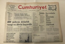 Cumhuriyet Gazetesi 29 Ağustos 1977 GZ1375 - 1