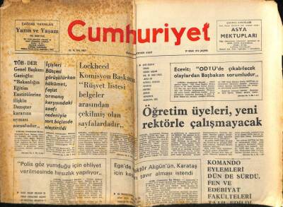 Cumhuriyet Gazetesi 29 Aralık 1976 - Hint Gemisinin Batmasına Yolaçan Sovyet Şilebi Seferden Alakondu GZ70045 - 1