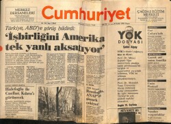 Cumhuriyet Gazetesi 29 Eylül 1985 - 1986 Mali Bütçesi 8.3 Trilyon Lira Olacak GZ60746 - 1