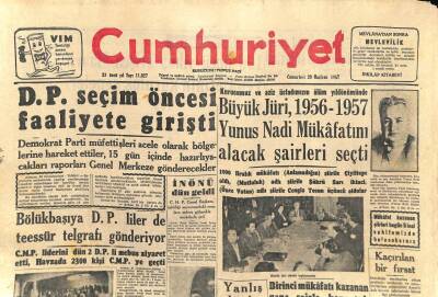 Cumhuriyet Gazetesi - 29 Haziran 1957 - Ankara Caddesi 20 Metre Genişliğinde Olacak GZ110234 - 1