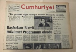 Cumhuriyet Gazetesi 29 Haziran 1977 GZ1314 - 1