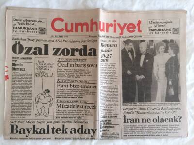 Cumhuriyet Gazetesi 29 Haziran 1992 - Gorbaçov Çiftçi Toprağın Patronu Olmalı GZ73217 - 1