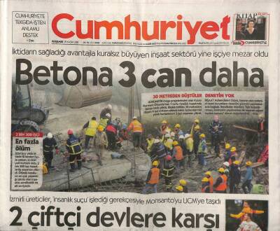 Cumhuriyet Gazetesi 29 Kasım 2018 - Server Tanilliyi Anıyoruz - Berkin Davasında , Tanık Polisler Yine Hiçbir Şeyi Hatırlamadı GZ94521 - 1