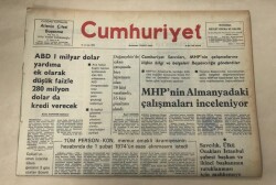 Cumhuriyet Gazetesi 29 Mart 1976 GZ1044 - 2