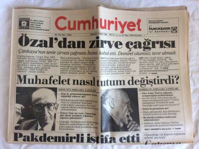 Cumhuriyet Gazetesi 29 Mart 1990 - Iraka Nükleer Kaçakçılık Darbesi GZ73006 - 1