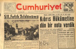 Cumhuriyet Gazetesi 29 Mayıs 1964 - Nehru'nun Naaşı Dün Törenle Yakıldı - Öktem Rize'de GZ160356 - Gökçekoleksiyon