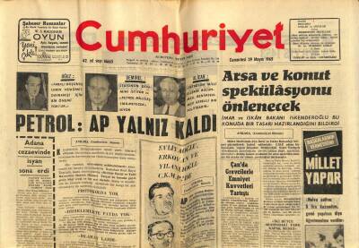 Cumhuriyet Gazetesi 29 Mayıs 1965 - Adana Cezaevinde İsyan Sona Erdi GZ58991 - 1