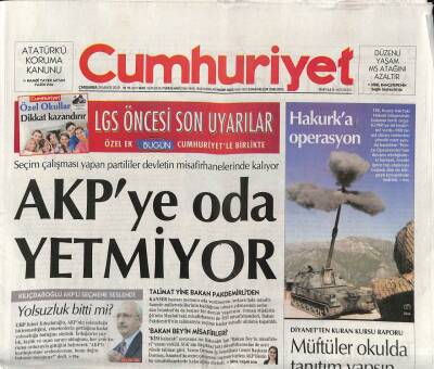 Cumhuriyet Gazetesi 29 Mayıs 2019 - Her 5 Büyük Şirketten Biri Zarar Etti, Faiz Ve Kur Artışı Karı Sıfırladı - Siyanürlü Maden Artış İstiyor GZ95280 - 1